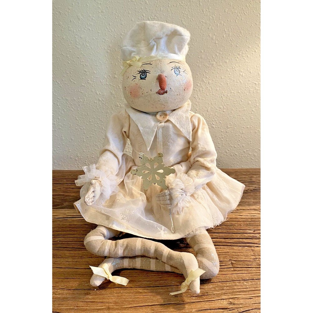 Joe Spencer Gathered Traditions Doll Winter Pixie Marie Retired Rare With Tag